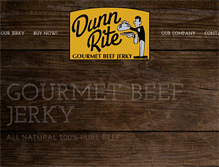 Tablet Screenshot of dunnritebeefjerky.com